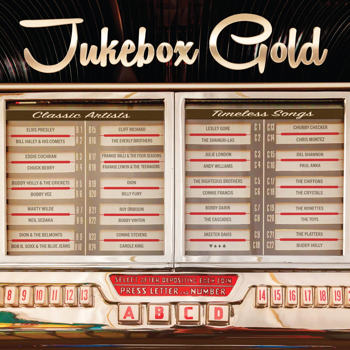 Various Artists - Jukebox Gold - Timeless Hits (Preorder 29/08/25)