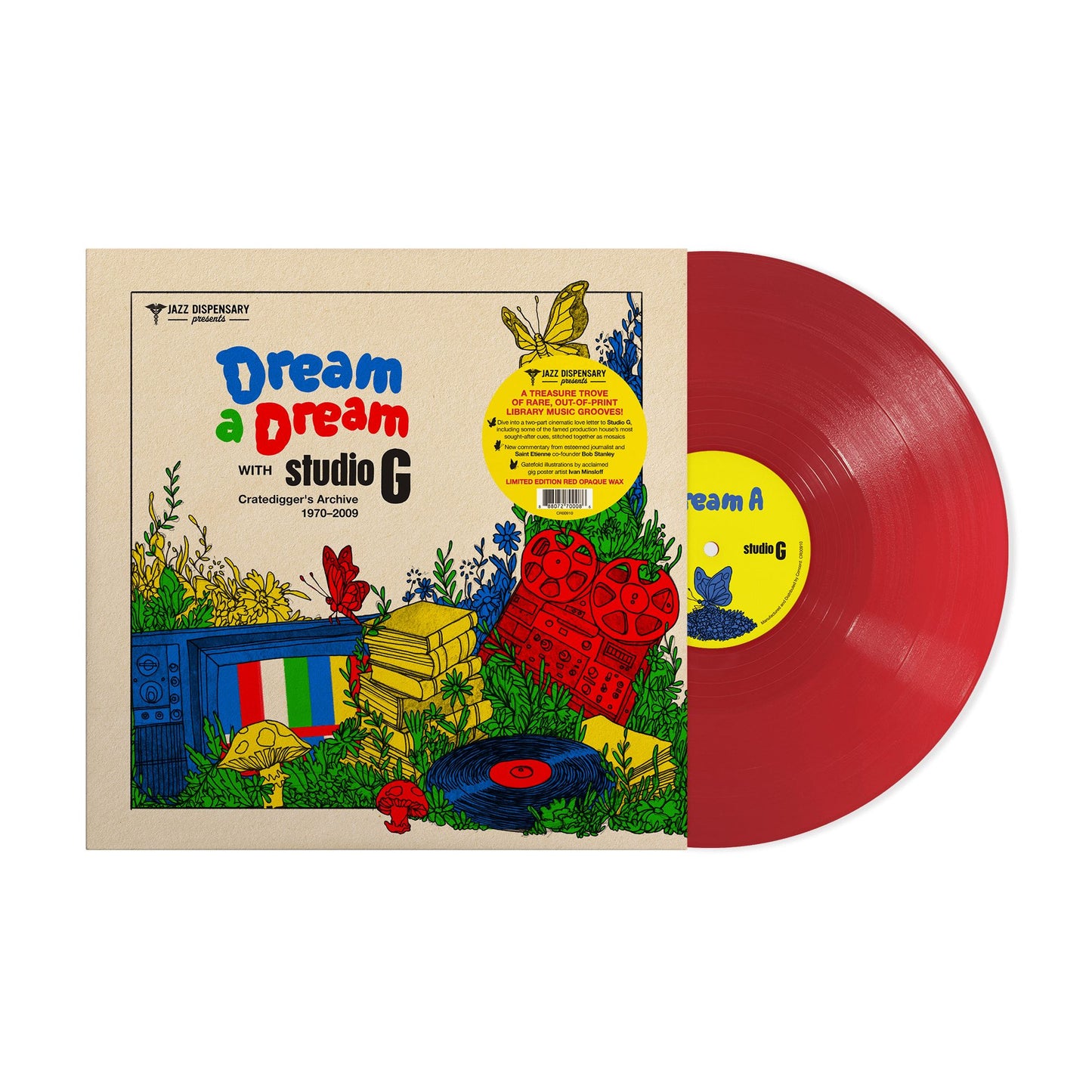 Various Artists - Jazz Dispensary Presents: Dream A Dream with Studio G: Cratedigger’s Archive (1970-2009) Preorder 22/08/25