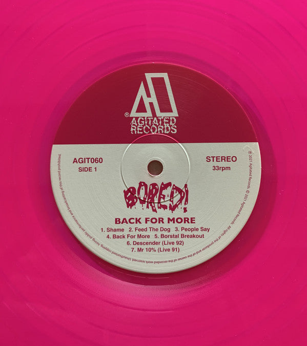 Bored - Back For More - The Vault Collective ltd