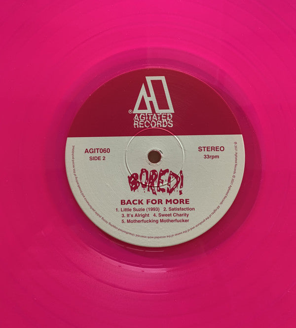 Bored - Back For More - The Vault Collective ltd