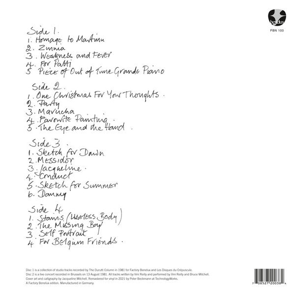 The Durutti Column - Deux Triangles - The Vault Collective ltd