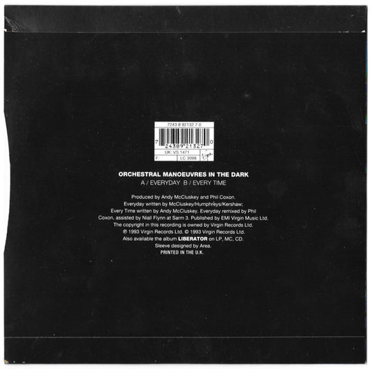 Orchestral Manoeuvres In The Dark – Everyday (Preloved 7" VG+/NM) - The Vault Collective ltd