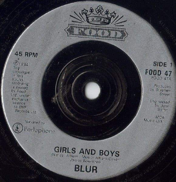 Blur - Girls & Boys (Preloved 7" VG+/NM Numbered 10039) - The Vault Collective ltd