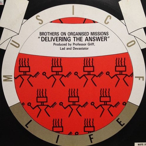 Brothers On Organised Missions – Delivering The Answer (Preloved VG+/VG+) - The Vault Collective ltd