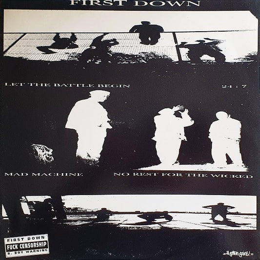 First Down – Let The Battle Begin (Preloved VG+/VG+) - The Vault Collective ltd