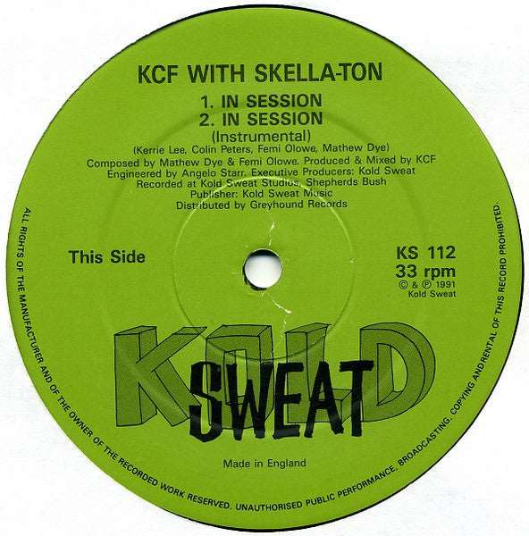 KCF With Skella-Ton – Taken To Heart / In Session (Preloved VG+/VG+) - The Vault Collective ltd