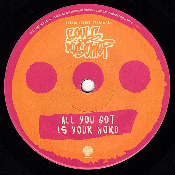 Adrian Younge presents Souls Of Mischief – There Is Only Now / All You Got Is Your Word - The Vault Collective ltd