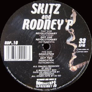 Skitz & Rodney P – Revolutionary / Dedication (Preloved VG+/VG+) - The Vault Collective ltd