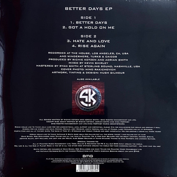 Smith / Kotzen - Better Days EP (RSD Black Friday 2021) - The Vault Collective ltd