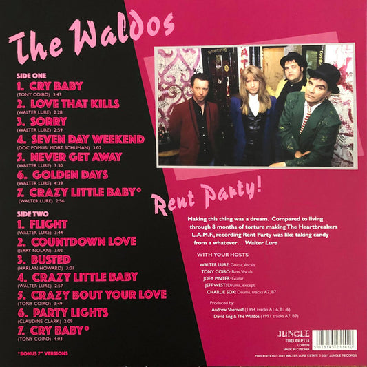 The Waldos - Rent Party - The Vault Collective ltd