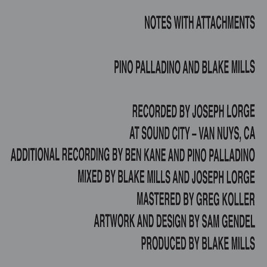 Pino Palladino and Blake Mills - Notes With Attachments - The Vault Collective ltd