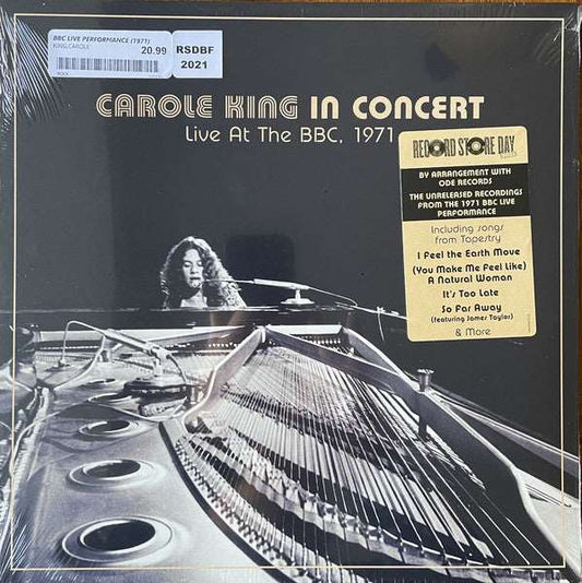 Carole King in Concert Live at The BBC 1971 ( RSD Black Friday 2021 ) - The Vault Collective ltd