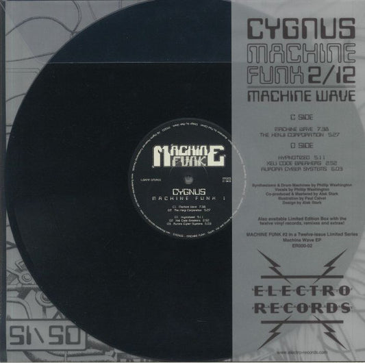 Cygnus  – Machine Funk 2/12 - Machine Wave EP - The Vault Collective ltd