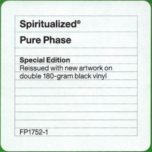 Spiritualized Electric Mainline – Pure Phase - The Vault Collective ltd