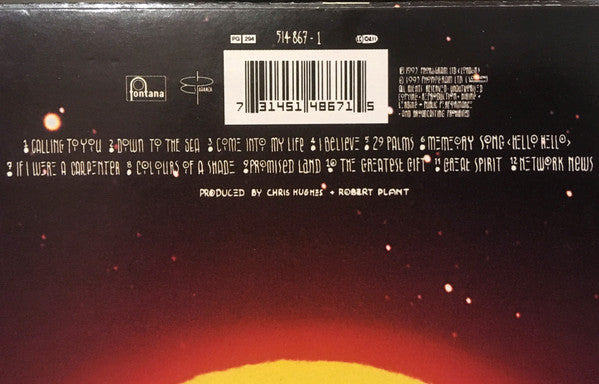 Robert Plant – Fate Of Nations ( Second Hand - Cover VG  Vinyl VG ) - The Vault Collective ltd