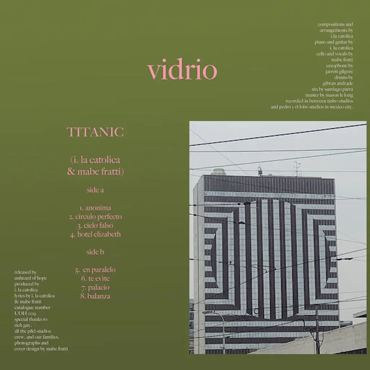 TITANIC - VIDRIO (Preorder 27/10/23)