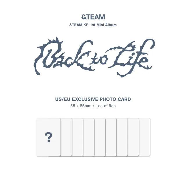 &TEAM - &TEAM KR 1st Mini Album 'Back to Life' (Preorder 14/11/25)