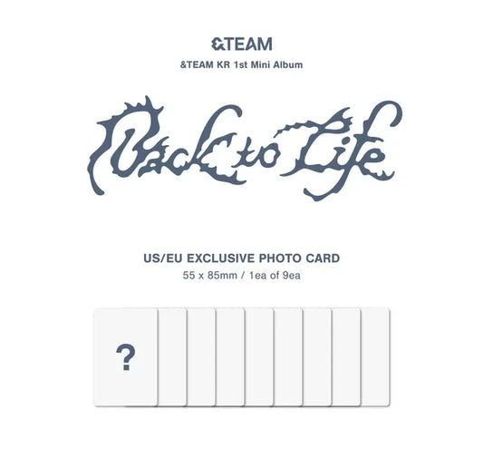 &TEAM - &TEAM KR 1st Mini Album 'Back to Life' (Preorder 14/11/25)