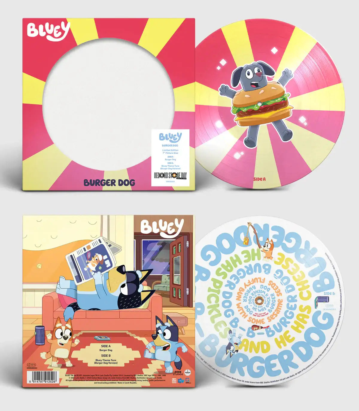 Bluey - Burger Dog / Bluey Theme Tune (Burger Dog Version) - Limited RSD 2025