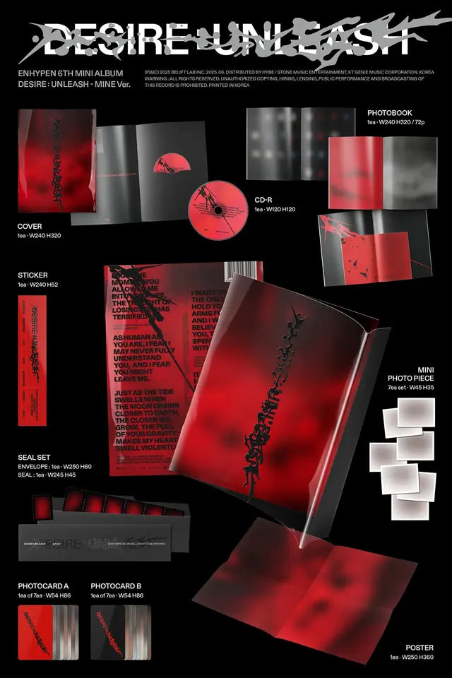 Enhypen - Desire : Unleashed (Preorder 06/06/25)