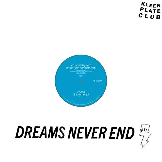 LCD Soundsystem - Home (Tom Sharkett Edit)(Preorder 26/09/25)