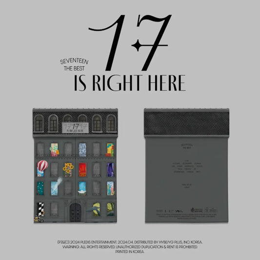 SEVENTEEN - SEVENTEEN BEST ALBUM '17 IS RIGHT HERE' (Preorder 03/05/24)