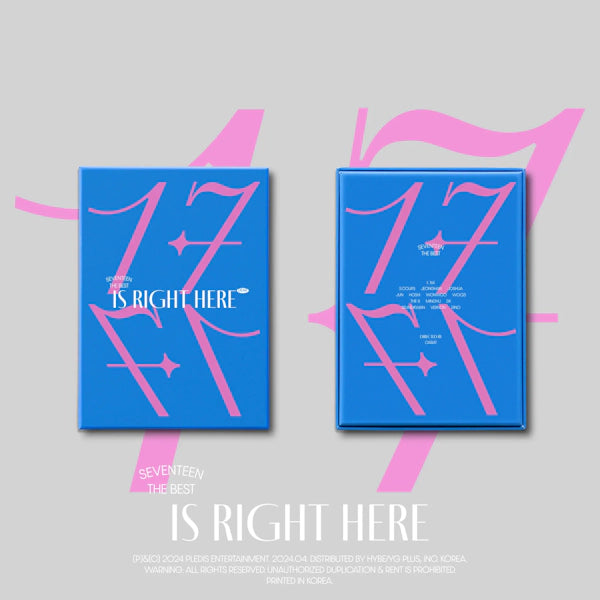 SEVENTEEN - SEVENTEEN BEST ALBUM '17 IS RIGHT HERE' (Preorder 03/05/24)