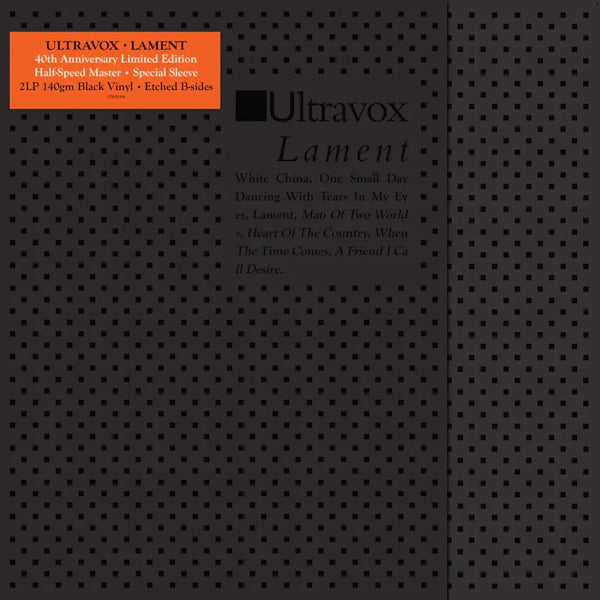 Ultravox - Lament [Deluxe Edition]: 40th Anniversary Limited Edition (Preorder 06/09/24)