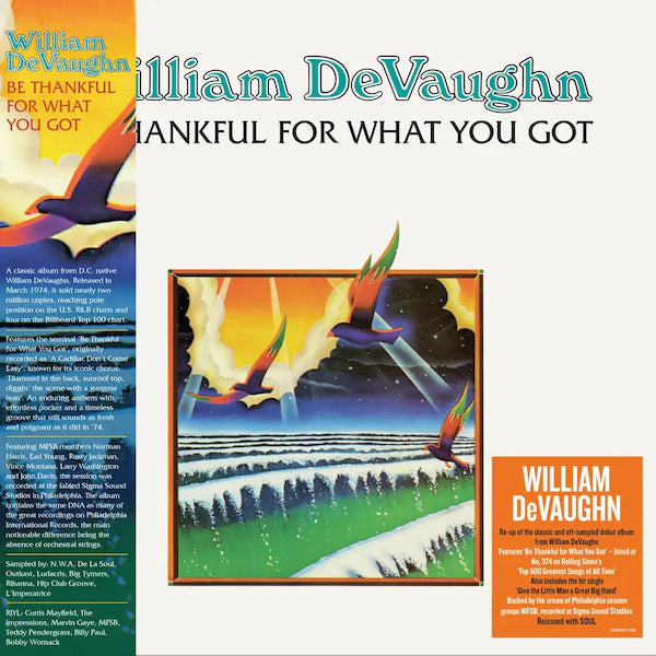 William Devaughn - Be Thankful For What You Got (Preorder 02/02/24)