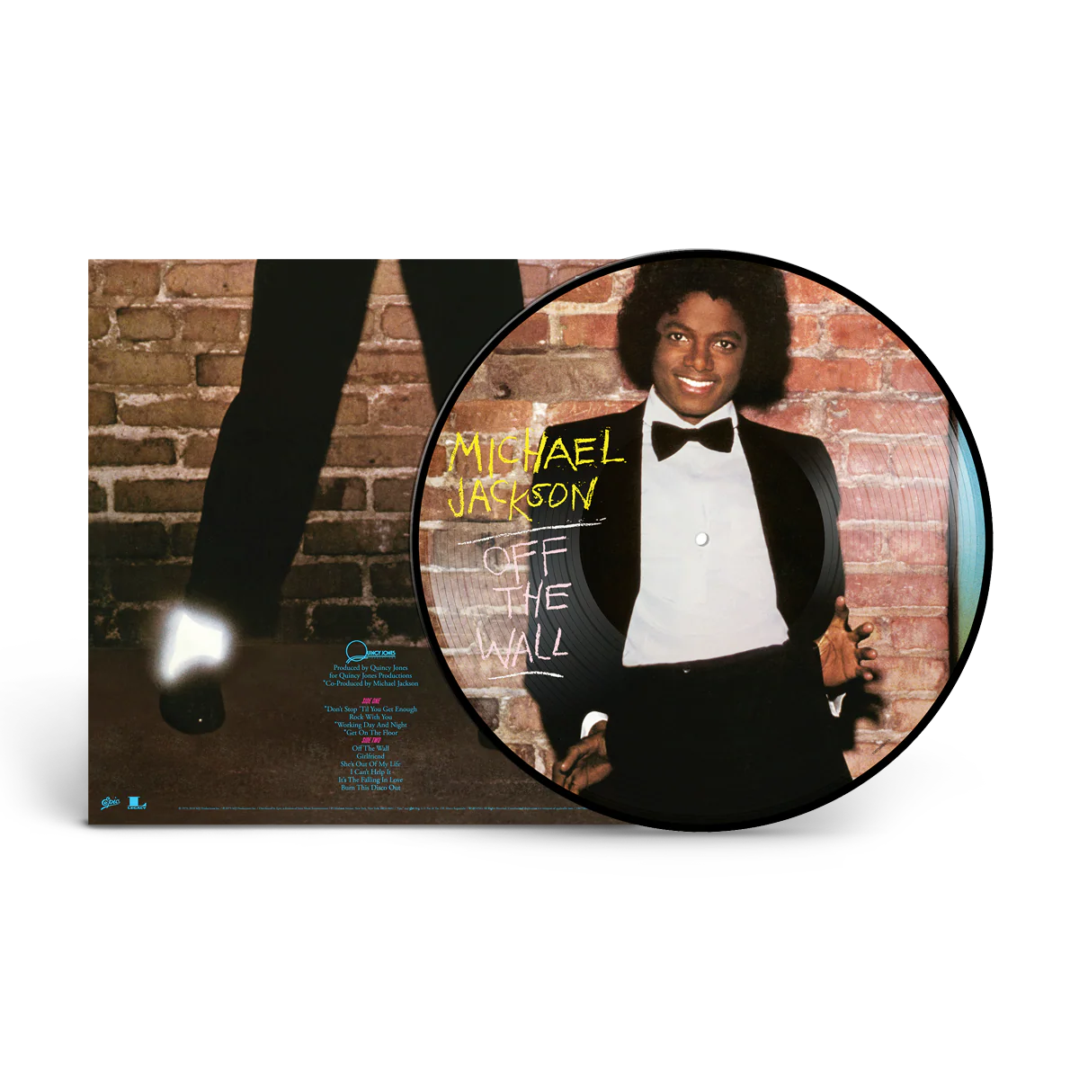 Michael Jackson -  Off The Wall (  Picture Disc ) 9cm split on cover
