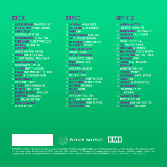 Various Artists - NOW - Yearbook Extra 1997 (Preorder 08/08/25)