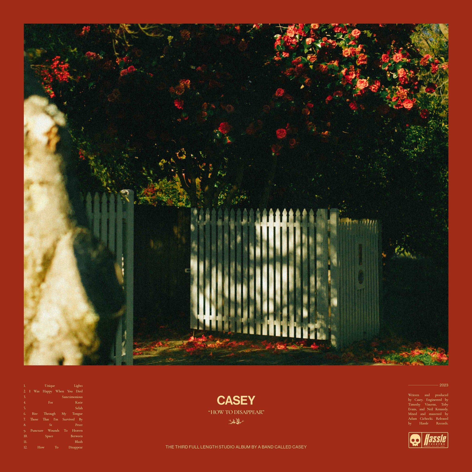 Casey - How To Disappear (Preorder 19/01/24)