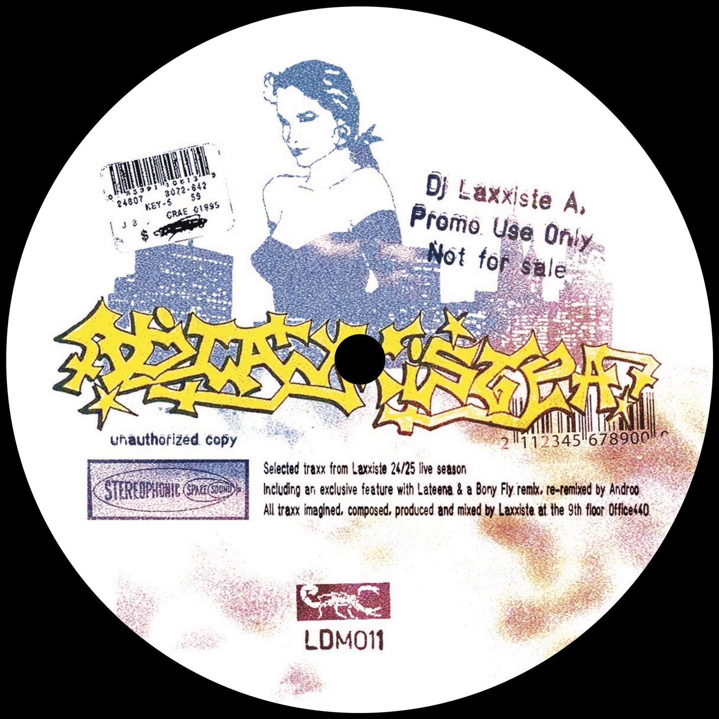DJ Laxxiste A - Promo Use Only w. Bony Fly / Androo Remixes (Preorder 01/05/26)