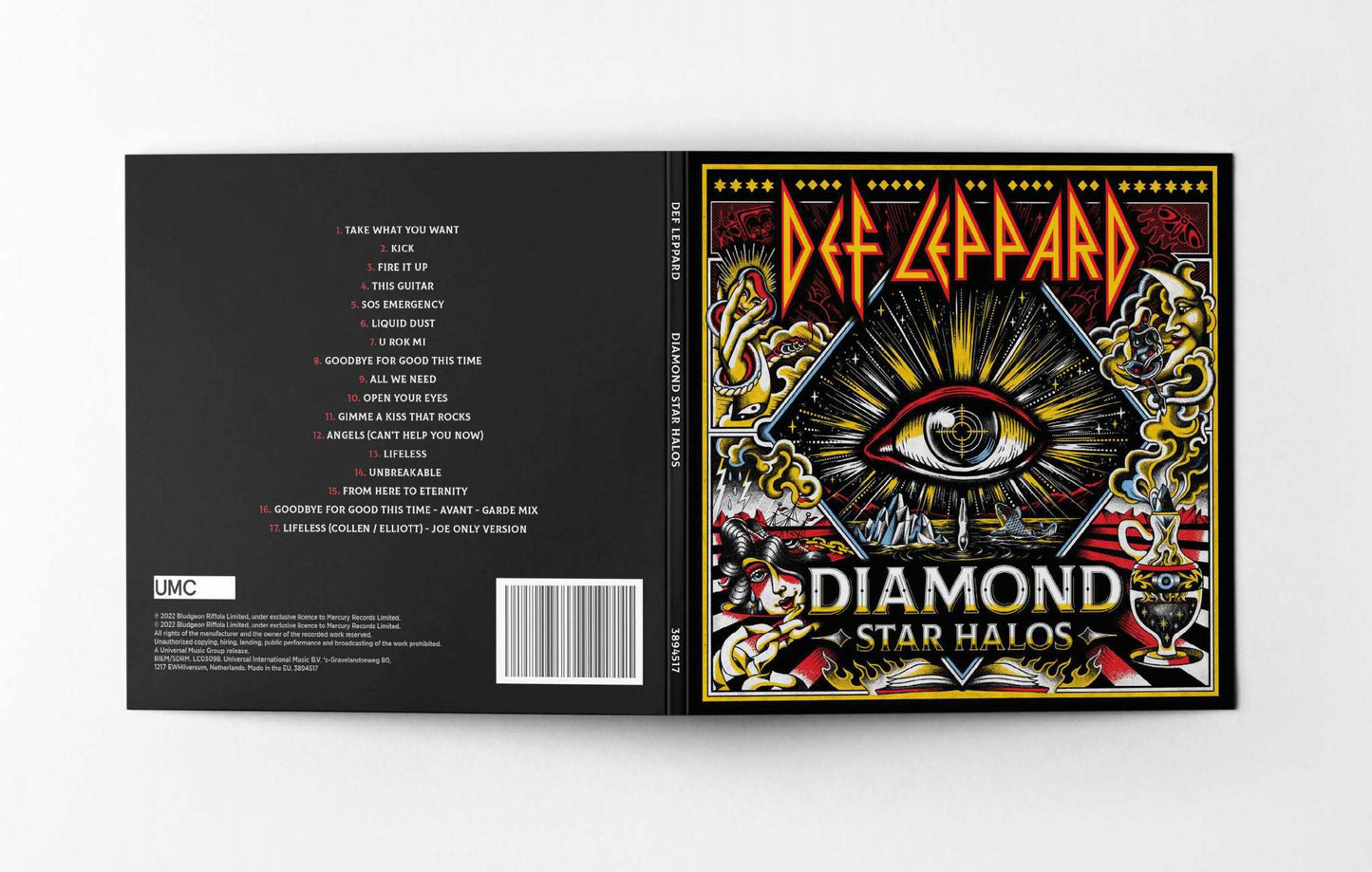 Def Leppard - Diamond Star Halos - The Vault Collective ltd