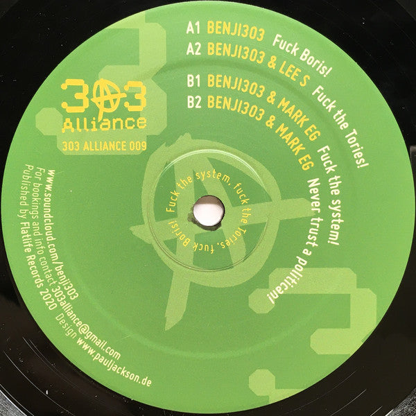 Benji303 / Mark EG / Lee S. – 303 Alliance 009 - The Vault Collective ltd