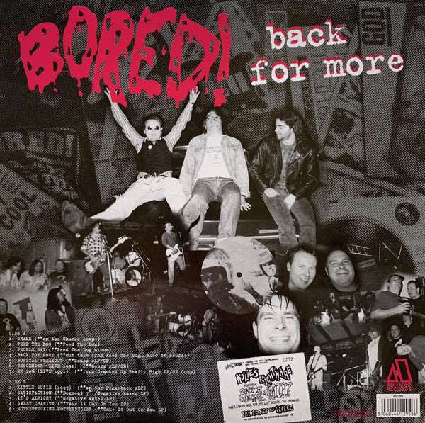 Bored - Back For More - The Vault Collective ltd