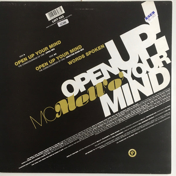 MC Mell'O' – Open Up Your Mind (Preloved VG+/VG+) - The Vault Collective ltd