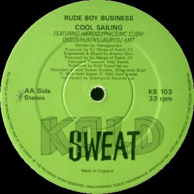 Rude Boy Business – Chasing Competition / Cool Sailing (Preloved VG+/VG+) - The Vault Collective ltd