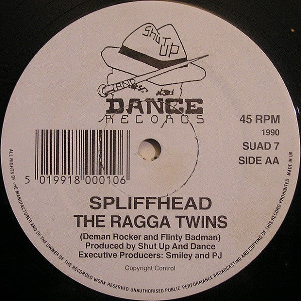 The Ragga Twins – Illegal Gunshot / Spliffhead (Preloved VG+/VG+) - The Vault Collective ltd