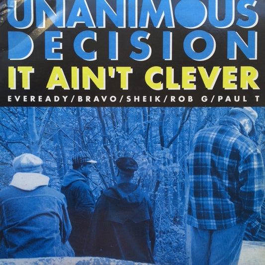 Unanimous Decision – It Ain't Clever (Preloved VG+/VG+) - The Vault Collective ltd