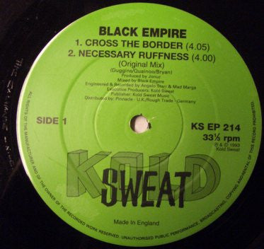 More images  Black Empire – Cross The Border (Preloved VG+/VG+) - The Vault Collective ltd