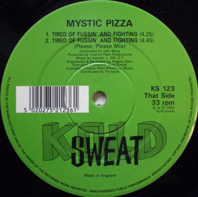 Mystic Pizza – Tired Of Fussin' And Fighting (Preloved VG+/VG+) - The Vault Collective ltd