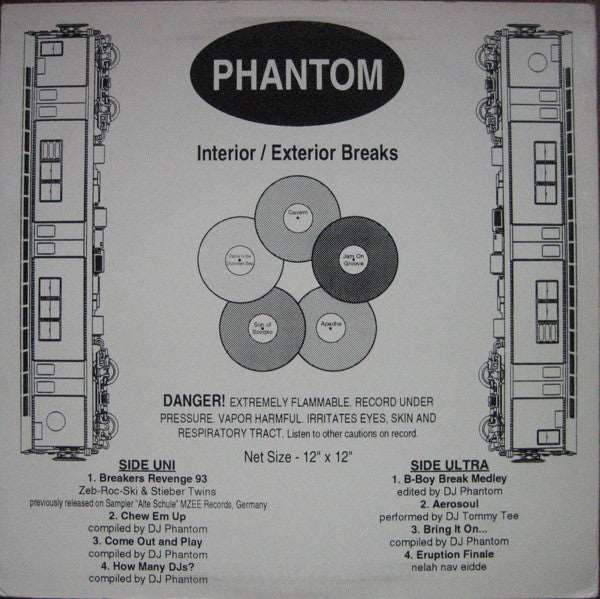 DJ Phantom – Phantom Breaks (Preloved VG+/VG+) - The Vault Collective ltd