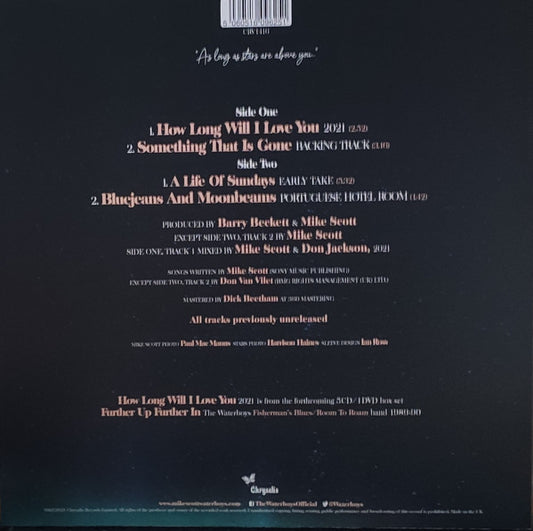 The Waterboys - How Long Will I love You - The Vault Collective ltd