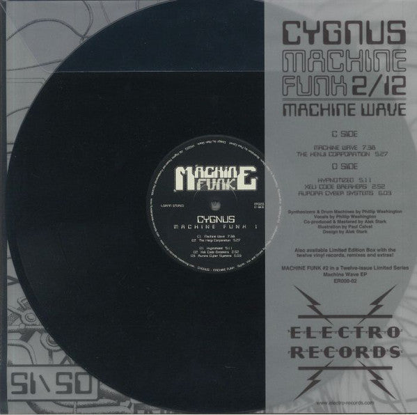 Cygnus  – Machine Funk 2/12 - Machine Wave EP - The Vault Collective ltd