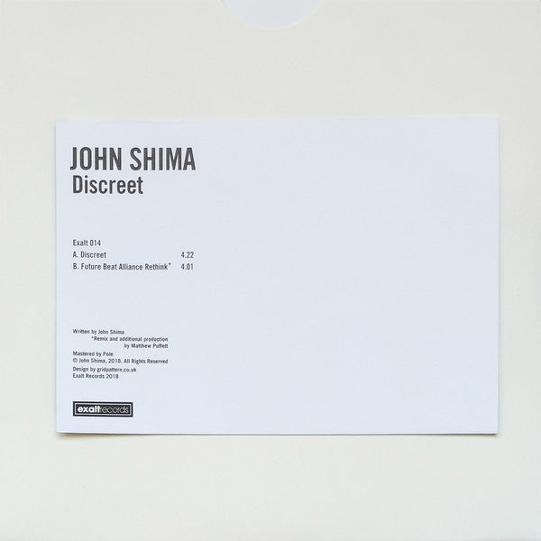 John Shima – Discreet - The Vault Collective ltd