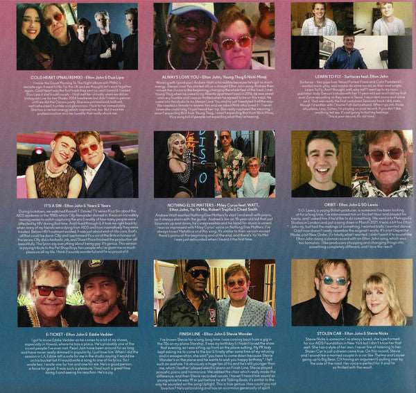 Elton John - The Lockdown Sessions - The Vault Collective ltd
